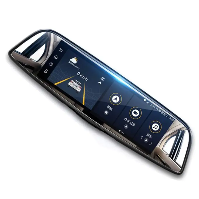 

2019 New F25 1080p 7 Inch Rearview Mirror Driving Recorder HD Night Vision Car Reversing Image Dual Lens Universal Dashcam