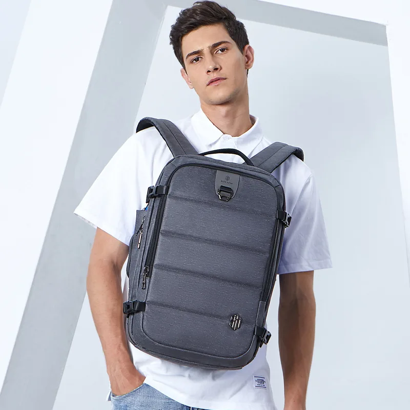 

Arctic Hunter New Large Capacity Men'S Backpack Shoulder Bag Men'S 15.6-Inch Computer Bag Travel Bag Multi-Function Backpack B