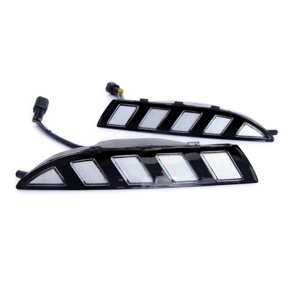 3 цвета светодиодный дневные ходовые огни для VW Scirocco 2010 2011 2012 2013 2014 светильник с
