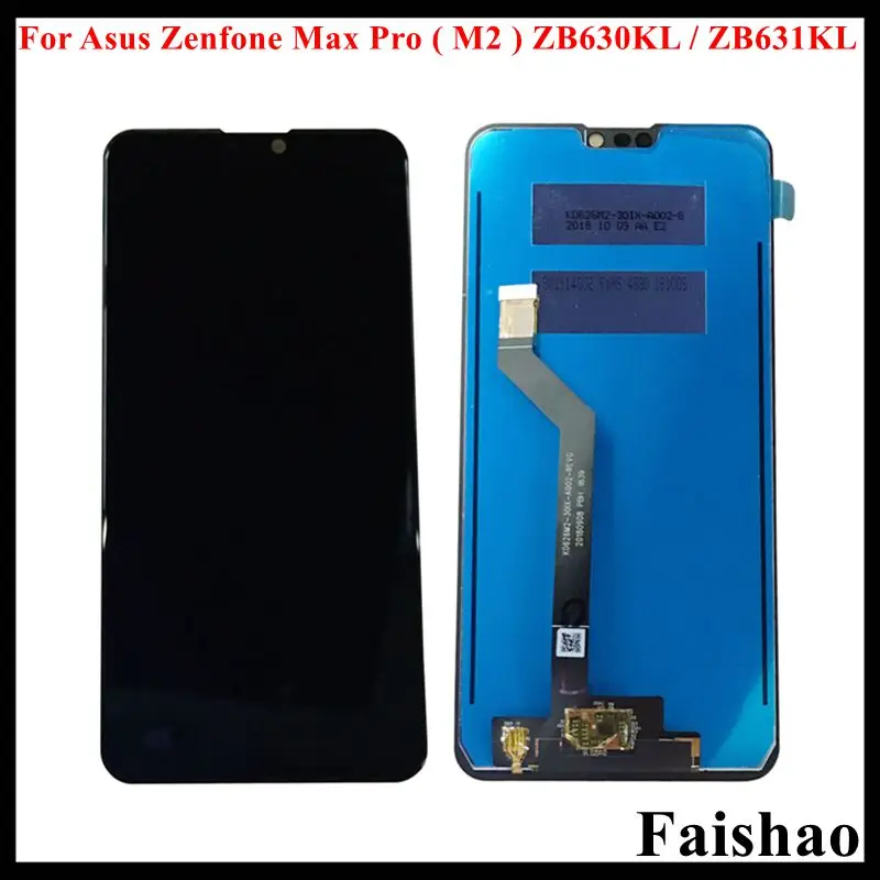 

Faishao New LCD Display with Digitizer Touch Screen Assembly For ASUS Zenfone Max Pro ( M2 ) 6.26'' ZB630KL / ZB631KL