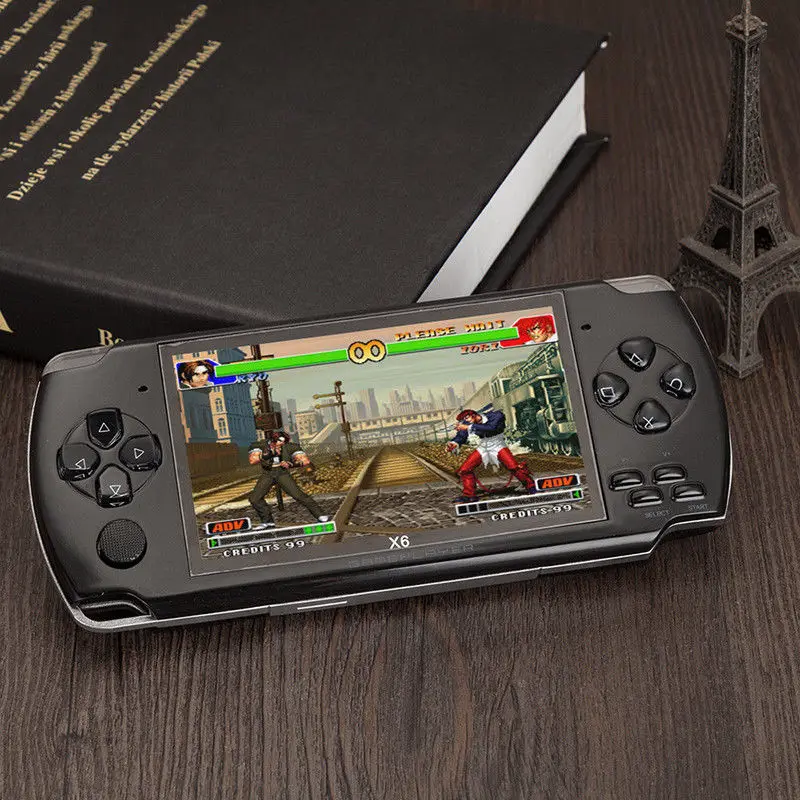 НОВЕЙШАЯ портативная игровая консоль с экраном 4 3 дюйма для Psp видеокамера