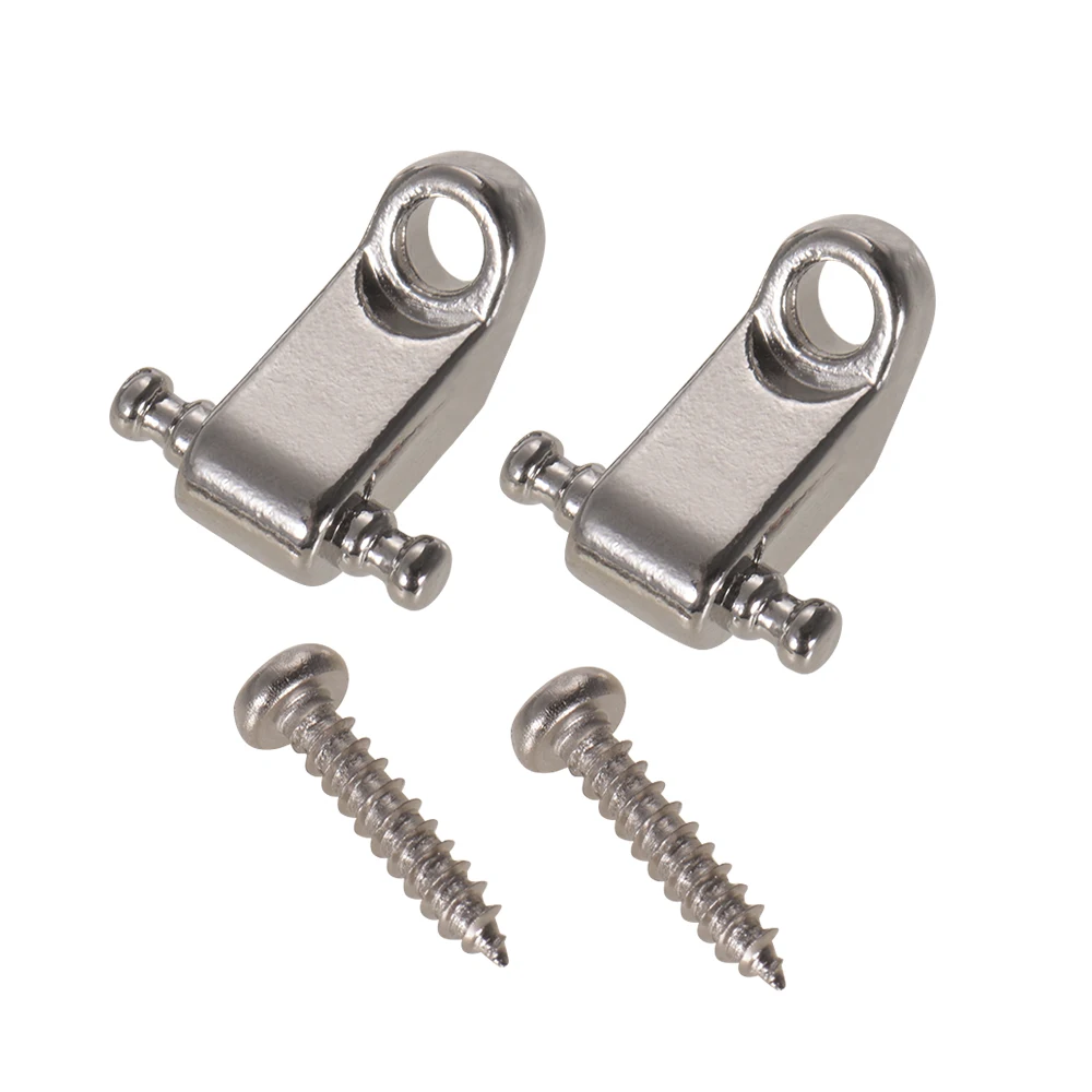 

2pcs Guitar String Roller Retainer Guide Electric Guitar String Retainer Replacement with Mounting Screws Guitar Accessories