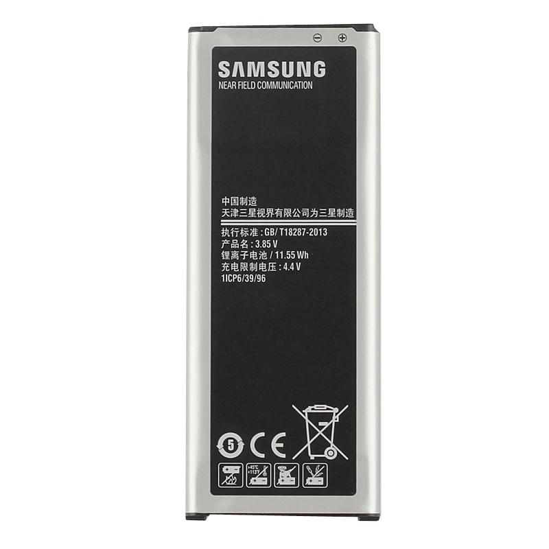 Оригинальный EB BN916BBC Аккумулятор Samsung высокого качества для GALAXY NOTE4 N9100N 9109V N9106W N9108V