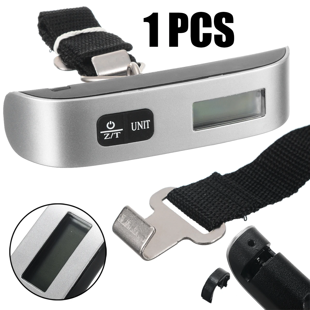 

50KG/10G Digital Electronic Fishing Scale Portable Fishing Weight Scale LCD Digital Hanging Luggage Scale Fishing Tackle Tools