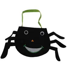 Счастливый пакет для конфет на Хэллоуин закуска пакет детей бытовой малыш Сад домашний декор Мода(паук