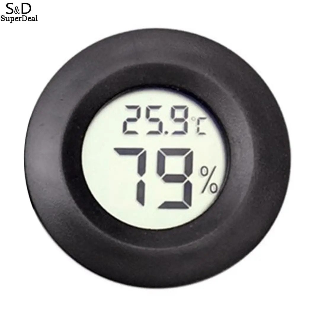 

temperature Hygrometer water 50 It Breeding Pet 70 Thermometer Electronic shows Celsius Humidity degrees Digital Box the