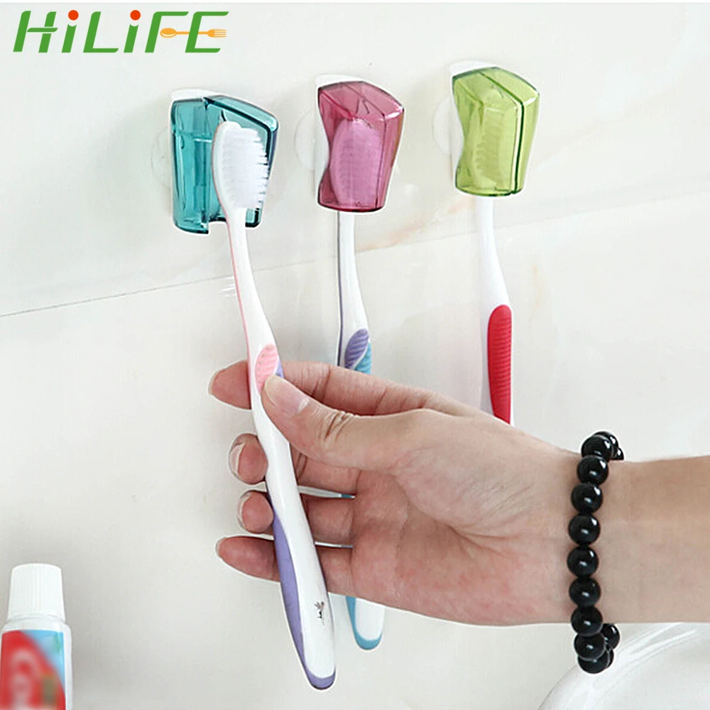 Настенный держатель HILIFE 3 шт./компл. для зубной щетки на присоске чехол