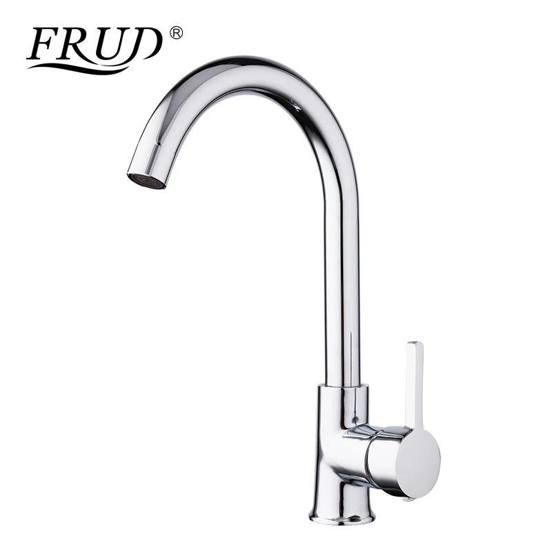 

FRUD 1 SET New Arrival Kitchen Faucet Mixer Cold and Hot Kitchen Tap Single Hole Water Tap Zinc alloy torneira cozinha Y40012