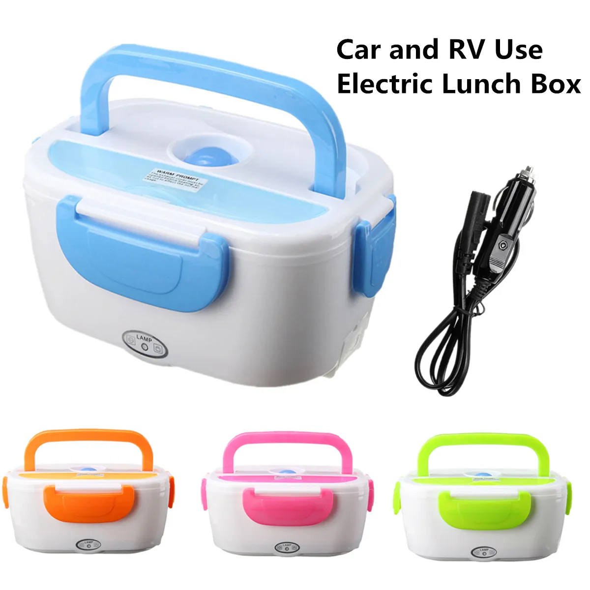 Buy 12V Car Plug Electric Heating Lunch Box Food
