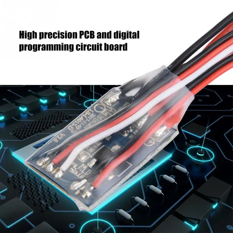 Новое поступление Матовый ESC электронный регулятор скорости для WPL 1608T RC грузовик