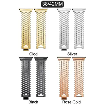 

Suitable For phone Watch phone Scale Stainless Steel Strap IWatch Chain Zinc Alloy Steel Strip