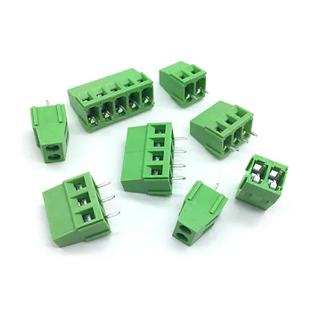 

20pcs/lot 5.0 2Pin 3Pin PCB Screw Connecting Terminal Block Connectors 300V 10A KF128-2P KF128-3P Plug-in 5.0MM Green