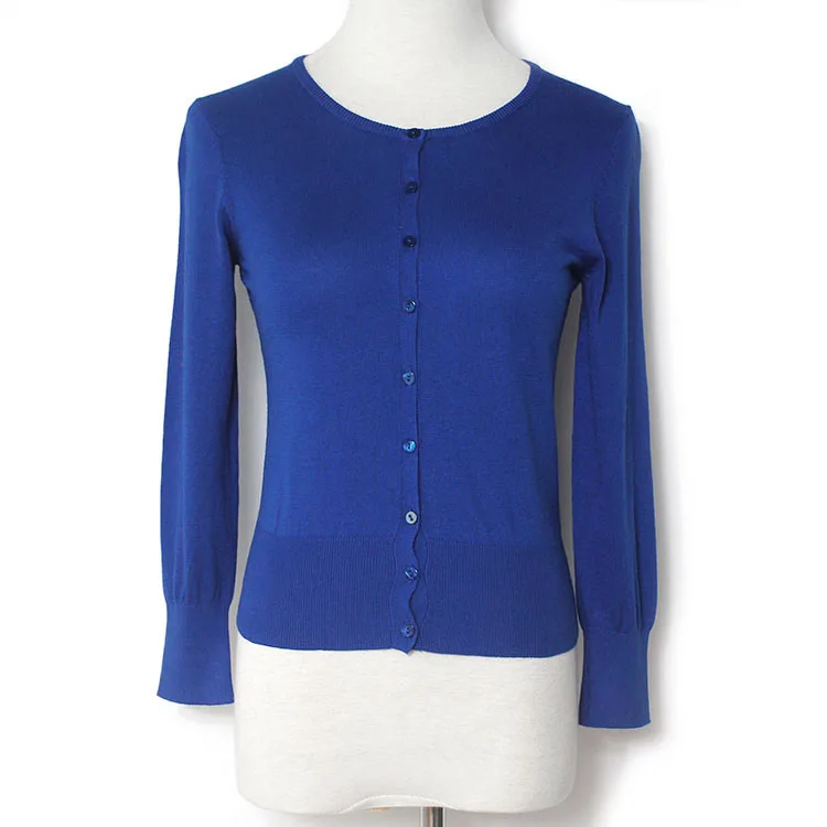 YUNINYOYO spring autumn Single breasted Long sleeves Various Pure colors women Cardigan with 55%silk 45%cotton Comfortable YUNINYOYO spring autumn Single breasted Long sleeves Various Pure colors women Cardigan with 55%silk 45%cotton Comfortable