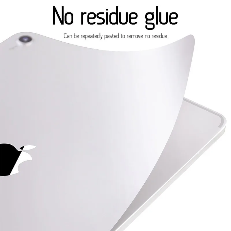 New Skin Shell Protector Sticker film cover For iPad Pro 11" 12.9 inch(A1980/A1876) Back Shell Protect Paster Scratch Resistent