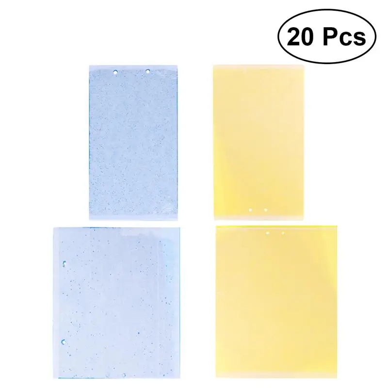 WINOMO 20pcs Adhesive Double Sided Sticky Fly Trap Pest Mosquito Insect