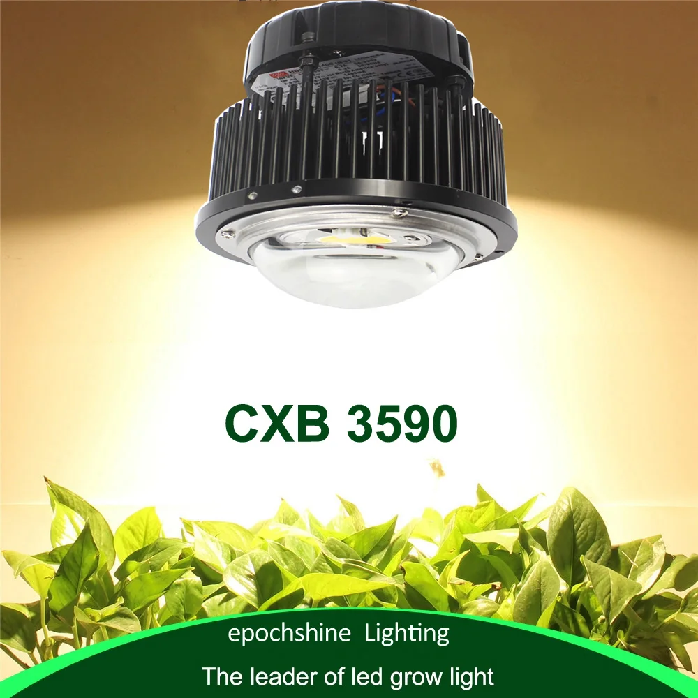 

CERE CXB3590 100W COB LED Grow Light IP65 With CD Pin Heatsink Mean well Driver Replace HPS 200W Growing Lamp