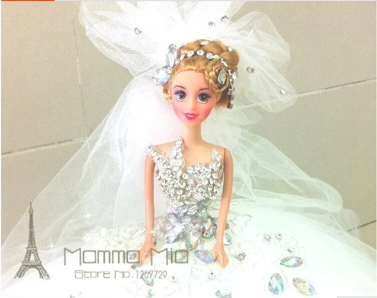 Mamma Mia Pure Handmade Girl S Dream Bride Doll Elaborate Gifts
