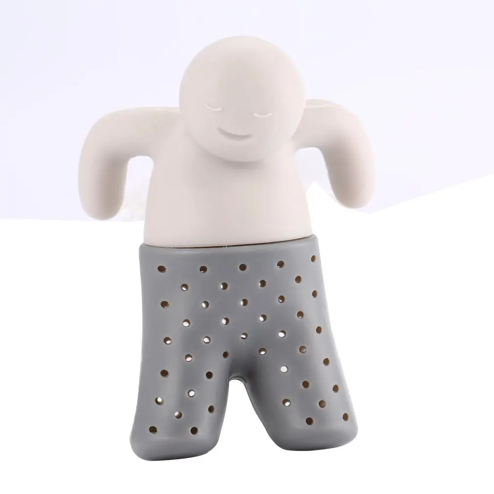 

Creative Tea Infuser Silicone Lazy Man Tea Strainer Herb Spice Filter Kitchen Gadgets Coffee Filter Drinkware Accessories
