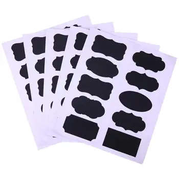 

5 sets Blackboard Sticker Craft Kitchen Jar Organizer Chalkboard Labels Bottle Can Tags Chalkboard Sticker
