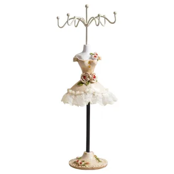 

Nordic Style Jewelry Frame Retro Resin Girl Room Dressing Table Decoration Ornaments Display Stand Valentine's Day Gift