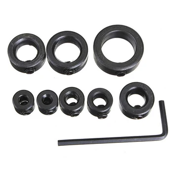 

8pcs Woodworking Drill Bits Tools Depth Stop Collars Ring Positioner Spacing Limited Ring Drill Locator 3/4/5/6/8/10/12/1