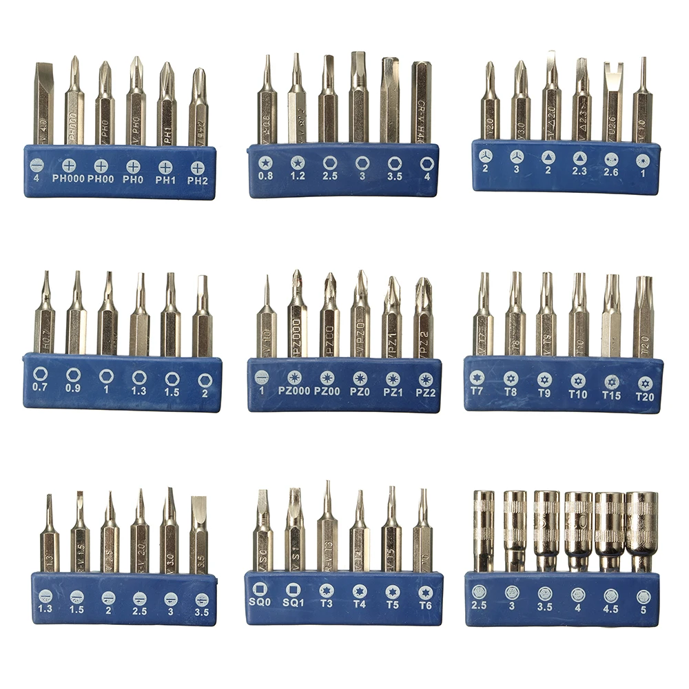 74 в 1 многофункциональная отвертка комбинированный набор инструментов для