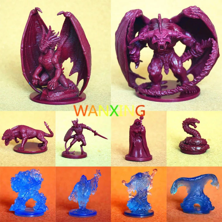 

1/72 Scale Model Dragons And Dungeons DND Running Character Role Playing Board Game Resin Model toys
