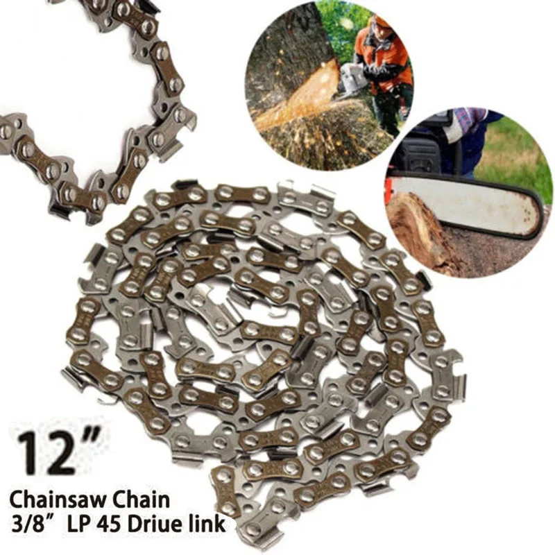 

12 Inch 3/8 LP 0.050 Gauge 45 Drive Links Chainsaw Saw Chain For Remington Kit