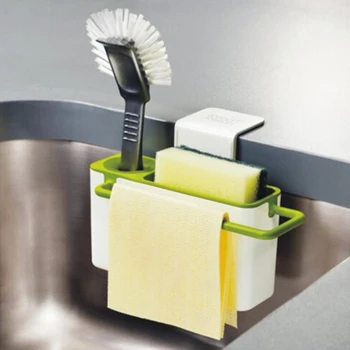 

Multifunctional Kitchen Sponge Holder Cloth Drying Racks Can Be Hanging Home Storage Shelf Rack Sink Rack Scouring Pad Ys-22