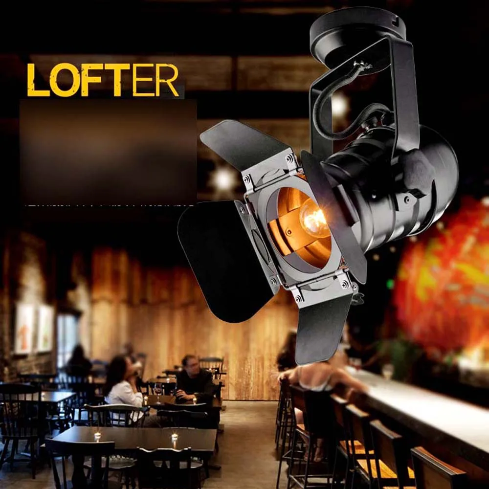 

Loft Industrial Led Black Wall Lamp E27 220v Sconce Wall Lights for Home indoor Wandlamp