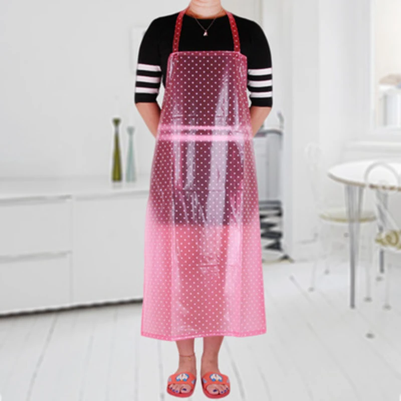

2019 New PVC Bib Apron Strap Simple oil-proof waterproof sleeveless apron Painter Baker Work Uniform Bartender Chef kitchen