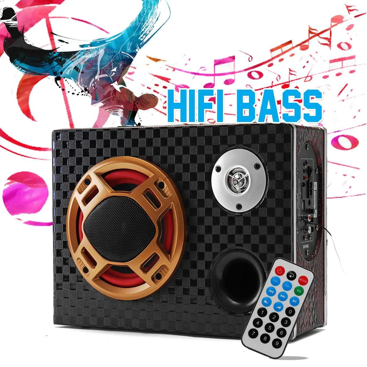 12v/24V 220v 6 500W Car Hifi Amplifier Speaker Auto Audio Bass Power