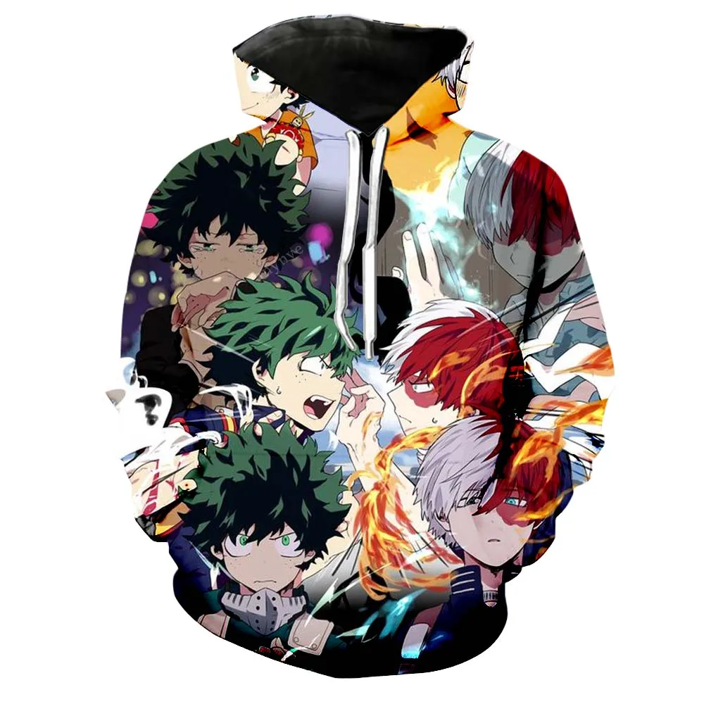 

3D New Cartoon Hoodies Men Boys Hoody Kids Girls Teens Streetwear Japanese Harajuku Hooded Hoodie Hipster Streetwear Sweatshirt