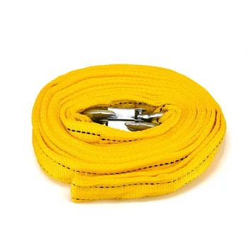 

5Tons Car Tow Cable Towing Strap Rope with 2 Hooks Heavy Duty 20FT 18,000LB 4M