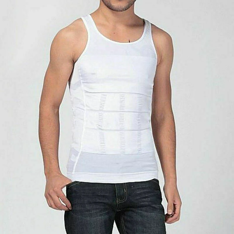 

Ultra Lift Body Slimming Shaper For Men Chest Compression Shaper Vest Top UK