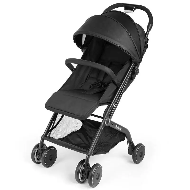 

One-hand Fold Airplane Lightweight Baby Stroller + Mosquito Net + Cool Mat Lightweight Stroller with Pull Rod Umbrella Stroller