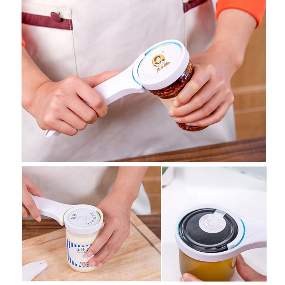 

Adjustable Multi-function Bottle Opener Can Lid Screw Opener 3 in 1 Anti-slip Beer Coke Soda Easy Canned