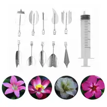 11pcs/Set DIY Flower Cake Gelatin Jelly Pudding Art Needles Jello Icing Piping Nozzles Cake Decoration Tips Bakeware Syringe Too