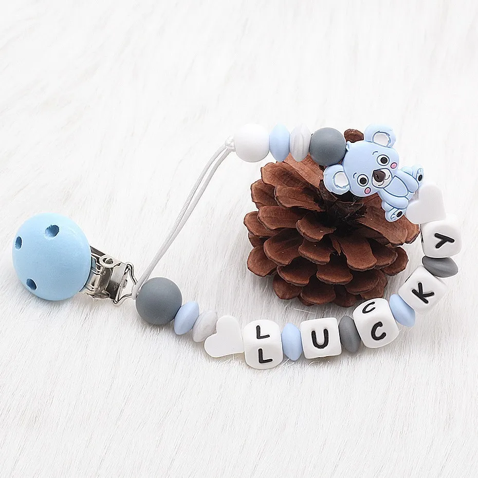 PLUS MAM ADAPTERS PERSONALISED DUMMY CLIP STRAP HOLDER PACIFIER SOOTHER