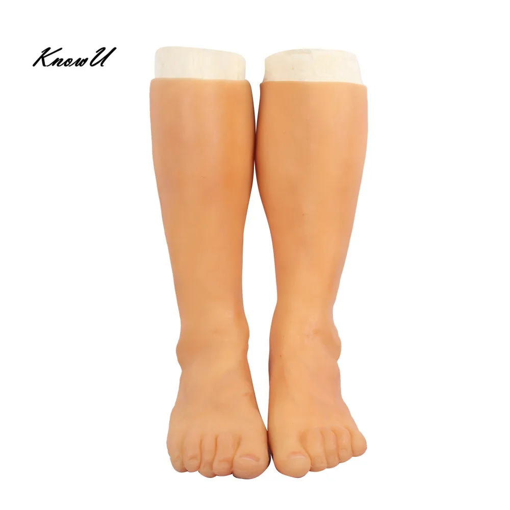 

Silicone Prosthesis Foot Sleeve Highly Simulated Skin Artificial Leg Cover Scars old-aged Pied de prothèse Протез стопы legmodel