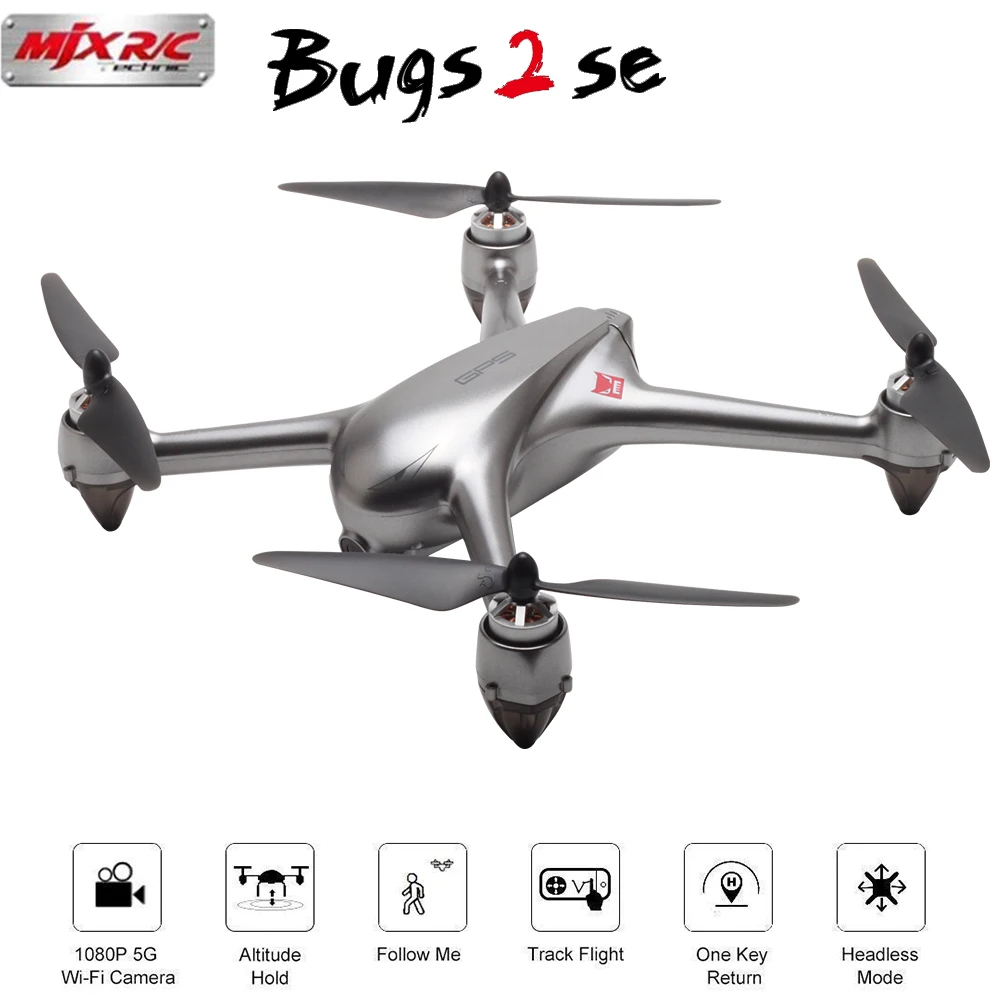 

MJX B2SE GPS Brushless Motor RC Drone 1080P HD Camera 5G WiFi FPV Precise GPS Altitude Hold Smart Flight RC Quadcopter VS B5W