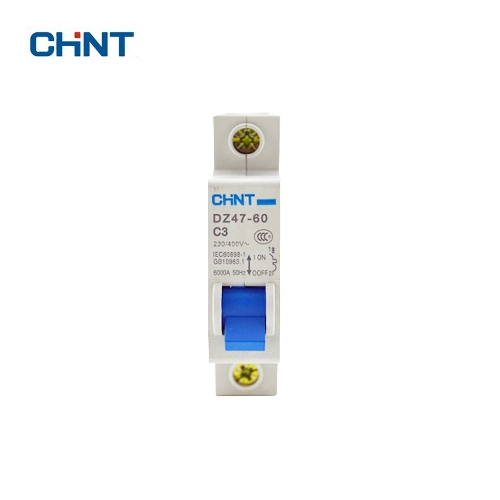 

CHINT Miniature Circuit Breakers For Household Protection Breaker Switch DZ47-60 C3 1P 3A