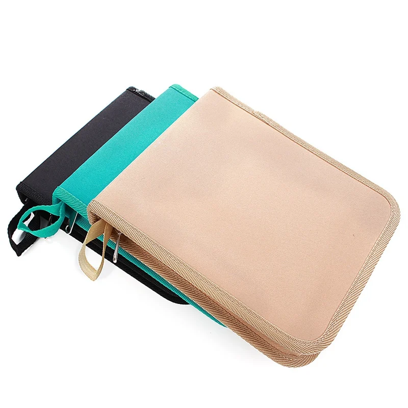 

36 Holes Art Canvas Roll Pencil Case Folded For Pen Storage Pouch Professional Painting Sketch Stationery School Gifts Supplies