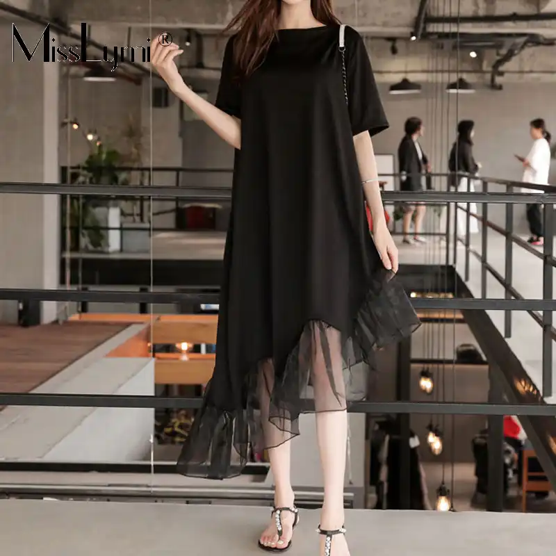 black midi dress summer