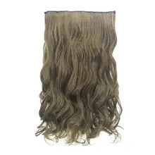 1 упаковка, 3/4, на всю голову, Кудрявые, волнистые, на заколках, синтетические волосы для наращивания, шиньоны для женщин, 5 клипов(цвет-8