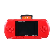 Портативный 8-бит портативных игровых консолей Ретро видео игры Автомобильный плеер встроенный 132+ 28 карт расширения игры Поддержка AV out геймпад