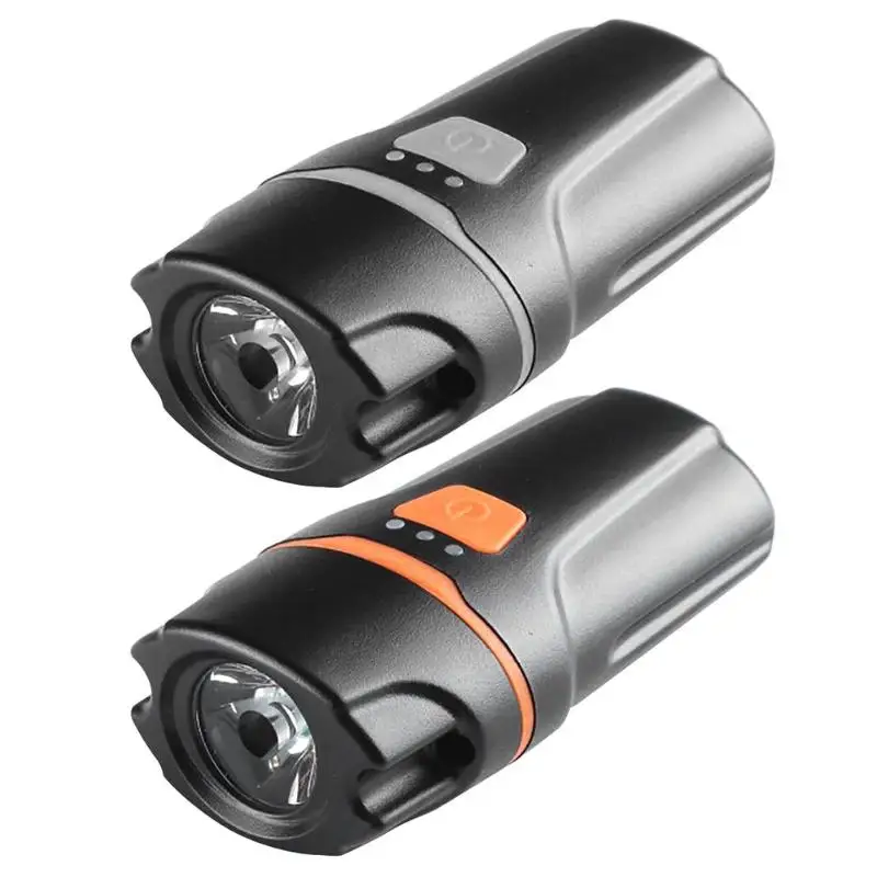 

Waterproof Bike Front Light Night Ride Warning Lamp USB Charging Headlight
