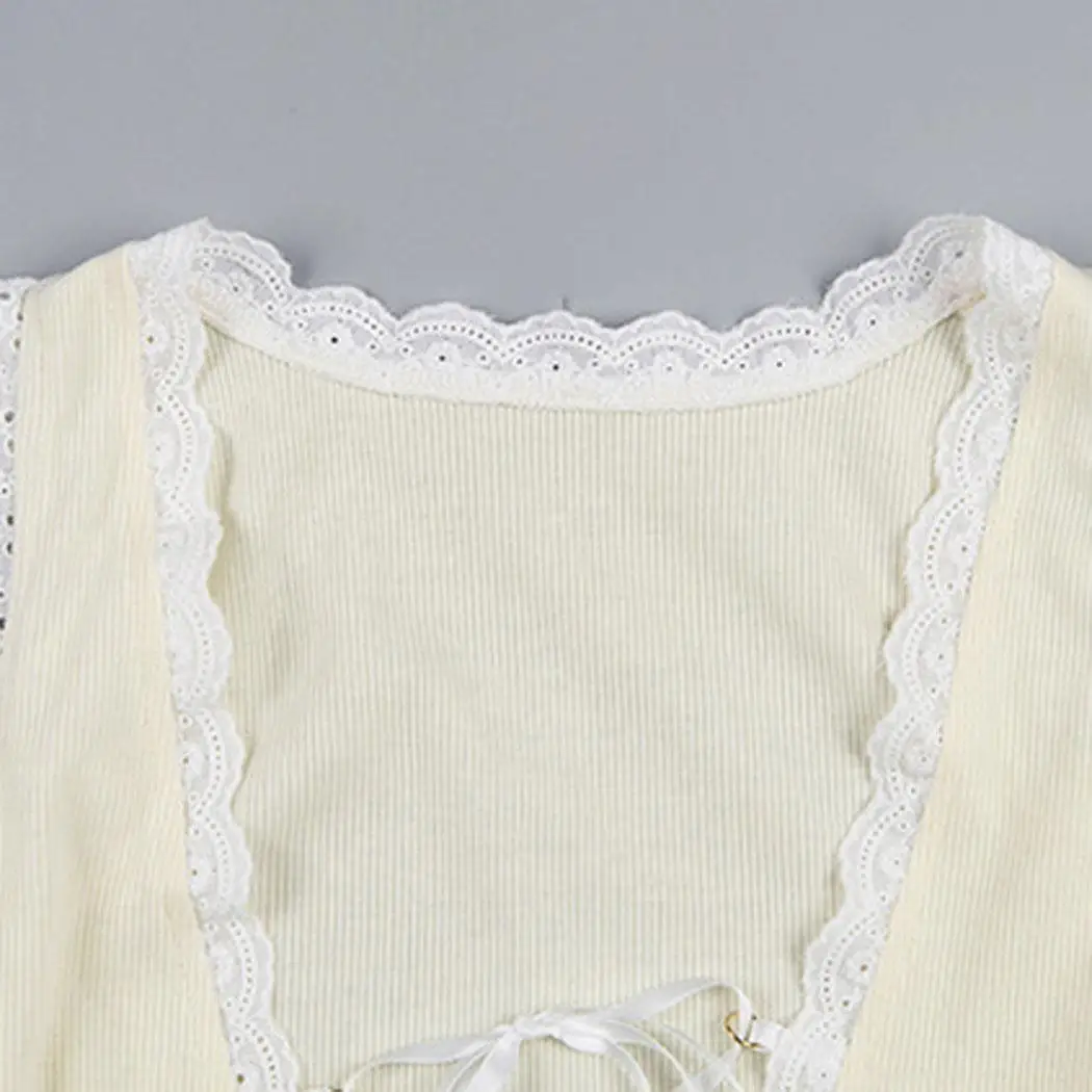 Для женщин модная открытая Cold Shoulder Lace Короткие абрикос Повседневное однотонные