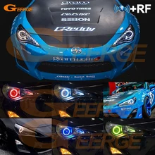 Для Toyota FT-86 FT86 2013 отличное RF контроллер Bluetooth мульти-Цвет ультра яркий RGB светодиодный Ангельские глазки комплект