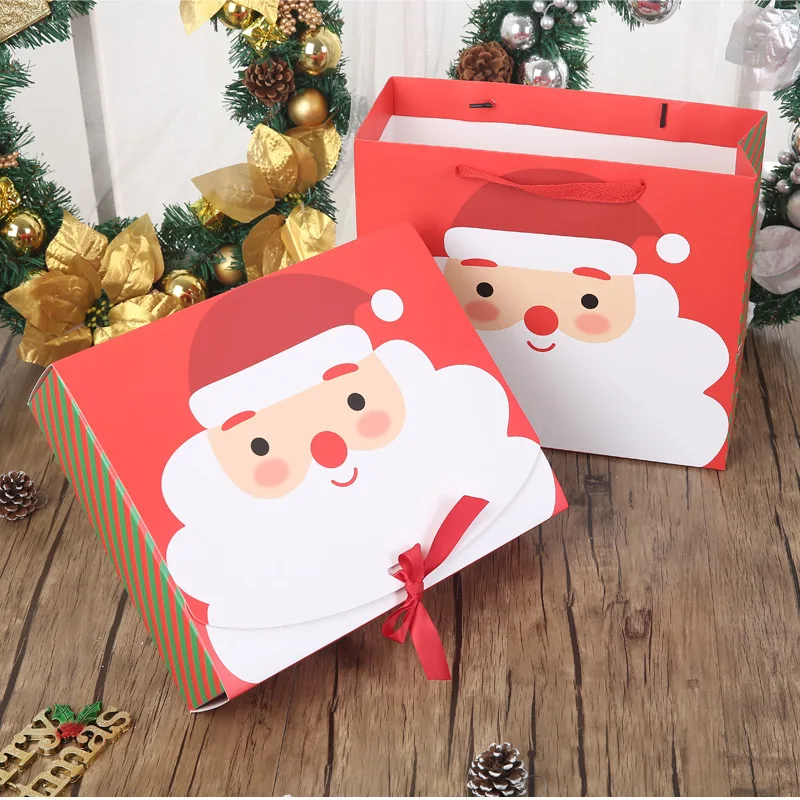 Лидер продаж бумажные сумки ручной работы с надписью &quotMerry Christmas&quot подарочная